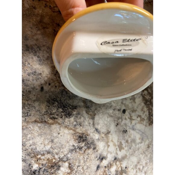 Toscana Casa Elite Hand Painted Teapot Floral Tuscan Style Ceramic Vintage - Picture 12 of 12